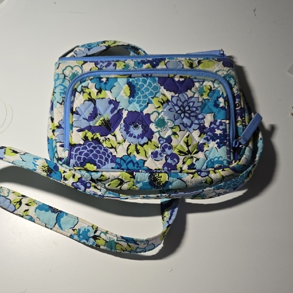 Vera Bradley Handbags - Vera Bradley Blueberry Blooms Cross-body Bag